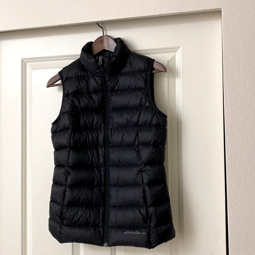 Eddie Bauer Black Puffer Vest